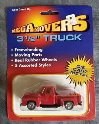 Camión Sunnyside Megatoys Megamovers 1953 Ford F-100 Street Machine 3 1/2" nuevo en stock Foto 1 de 4