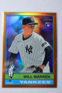 2025 Topps Heritage - Will Warren #281 Chrome Orange /25 (RC) - Picture 1 of 2