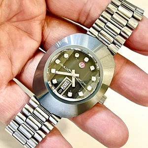 Vintage 80’s Rado DiaStar Tungsten Automatic Men's 37mm Swiss Watch RUNS! - Picture 1 of 14