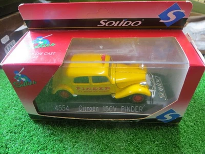 SOLIDO AÑOS SESENTA CITROEN 15CV PINDER CIRGUS 4554 1/43 SIN USAR, EN CAJA HECHO EN FRANCIA Foto 1 de 4