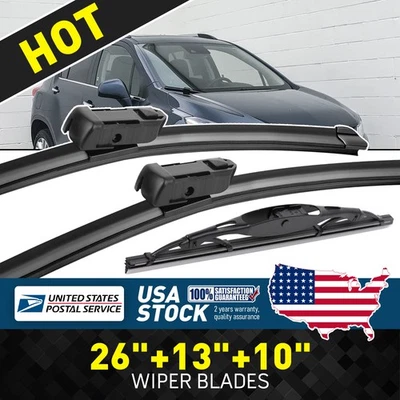 Juego de limpiaparabrisas de 26"13"10" CALIDAD para Chevrolet Trax 2013-2022 Foto 1 de 4