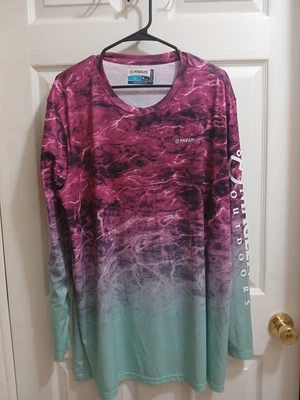 Magellan Fish Gear Boyfriend Fit Moisture Wicking Long Sleeve Shirt Size 3X - Image 1 of 4