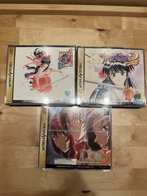 SEGA Sakura 1 & 2 Wars Sega Saturn NTSC-J (Japan) lot of 3 games, Noel 