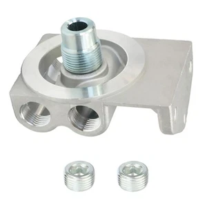 Aluminum 24770 Diesel Fuel Filter Remote Mount Base For CAT 1R-0749 1R-0750 - Picture 1 of 10