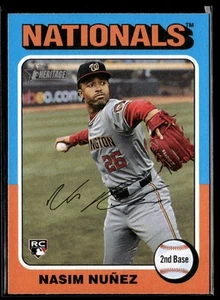 2024 Topps Heritage #687 Nasim Nuñez - Picture 1 of 2