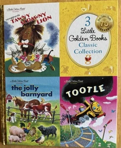 3 little golden books classic collection, tawny scrawny, tootle, jolly barnyard - Imagen 1 de 2