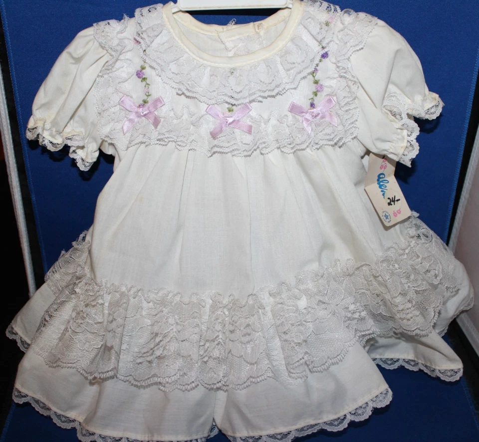 Vestido vintage Alexis 2 peças com calcinha - Novo com etiquetas - 3 meses - Imagem 1 de 4