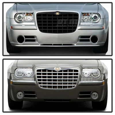 05-10 Chrysler 300C/08-09 Dodge Caliber Srt-4 Chrome Driving Fog Lights Lamps - Image 1 of 4