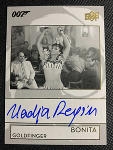2019 Upper Deck James Bond Collection Nadja Regin as Bonita Autographs #A-NR