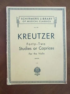 FORTY-TWO STUDIES or CAPRICES  for VIOLA Vol 230  KREUTZER - Picture 1 of 2