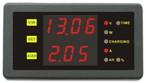 DC 0-120V 0-50A Voltage Current Capacity Power Charge Discharge Battery Monitor - Picture 1 of 7