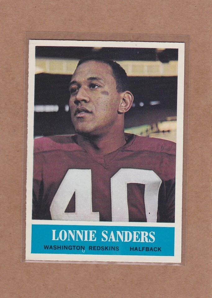 1964 PHILADELPHIA FOOTBALL LONNIE SANDERS #193 REDSKINS EXMT/EXMT+ *A36566 - Image 1 of 1