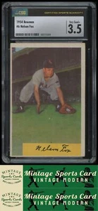 1954 Bowman - Nelson Fox - #6 Chicago White Sox - CSG 3.5 - Picture 1 of 2