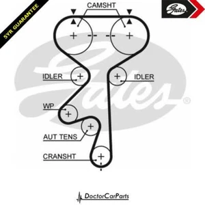 Cam Timing Belt FOR DAEWOO TACUMA 00->04 2.0 Petrol U100 T20SED X20SED 121 128 - Picture 1 of 1