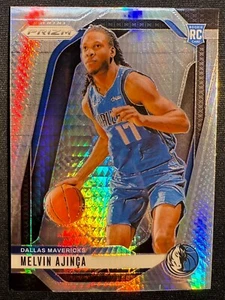 Melvin Ajinca 2024-25 Panini Prizm RC Rookie Hyper Parallel DALLAS MAVERICKS 2 - Picture 1 of 1