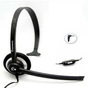 Plantronics M214i 3-in-1 VoIP Headset Headphones Mic For Cisco Noise Canceling - Picture 1 of 12