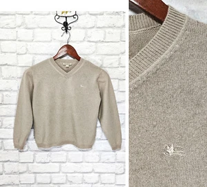 Burberry 100% Cashmere Boys Jumper Sweater V-neck size 128CM/8Y - Picture 1 of 8