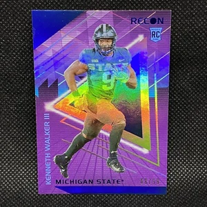 #/99! 🚨2022 Panini Recon Kenneth Walker III RC Blue Seattle Seahawks Rookie #18 - Picture 1 of 3