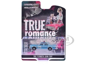 1982 PLYMOUTH GRAN FURY DETROIT POLICE "TRUE ROMANCE" 1/64 BY GREENLIGHT 62040 D - Picture 1 of 1