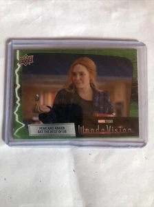 2022 Upper Deck Marvel WandaVision Green Vision Fear And Anger 140/225 - Picture 1 of 2