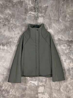 $927 Chaqueta ANNETTE GORTZ Gris Avant Garde Y2K Diseño Abstracto Rara Cremallera Talla 40 Foto 1 de 4