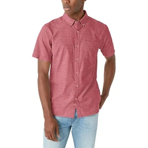 Hurley Hombre One & Only 2.0 Texturizado Manga Corta Abotonable, Pequeño - Imagen 1 de 3