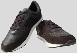 Zapatos para mujer Calvin Klein con cordones marrones de cuero sintético talla 10 nuevos sin caja - Imagen 1 de 11