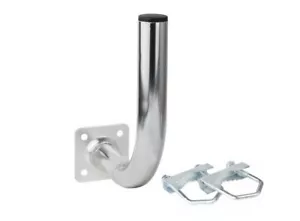 Geländerhalterung SAT Halterung Balkon L20 mit 2 Schellen Wandabstand 20cm - Bild 1 von 2
