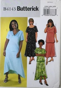 Butterick 4143 Womens Plus / Womens Petite Tops Skirts Sewing Pattern Sz 22W-26W - Picture 1 of 1