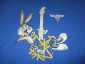 Retro BUGS BUNNY playing VAN HALEN Guitar (5XL) T-Shirt - Picture 1 of 2