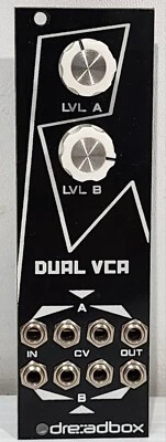 Dreadbox Whiteline Dual VCA Eurorack Module - Black - Image 1 of 4