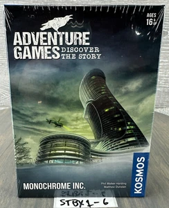Adventure Game Discover the Story Monochrome Inc (Kosmos 2020) NEW SEALED BOX - Picture 1 of 6