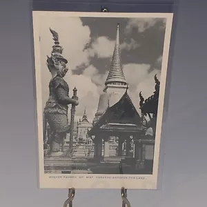 RPPC- Emerald Buddha Temple Grand Palace Bangkok Thailand Postcard Vintage - Picture 1 of 2