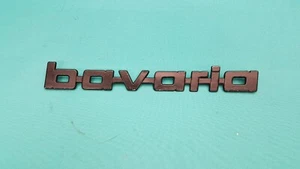 Original BMW E3 E9 2002 E12 E23 E24 E28 Bavière Emblème Panneau Type Inscription - Foto 1 di 10
