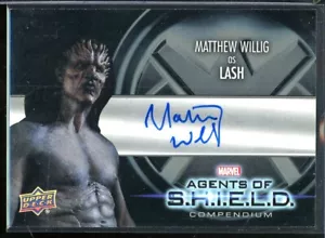 Upper Deck Agents of S.H.I.E.L.D. 2019 Autógrafo Compendio #AAMW Matthew Willig - Imagen 1 de 2