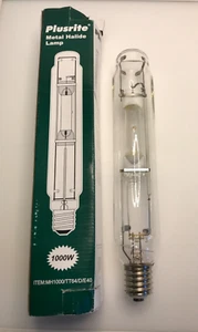 PLUSRITE 1000W Metal Halide E40 TT64 Tubular Lamp Horticultural lamp (167) - Picture 1 of 5