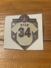 1996 NOLAN RYAN # 34 Coca Cola & Kroger Sponsored ENAMEL Retirement LAPEL PIN 