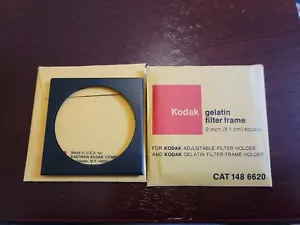 5. 1 cm Filter Frame Kodak Gelatin 2x2 Inch NEW IN BOX Cat 148 6620 - Picture 1 of 3