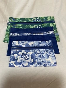 Vintage Laura Ashley BRAMBLE KOSMETIK TRIO 3er Set Reise Reißverschluss Organizer Etuis - Bild 1 von 13