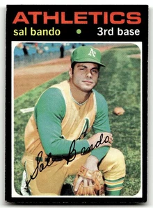 1971 Topps #285 Sal Bando Oakland Athletics VG-VGEX SET BREAK! - Picture 1 of 2
