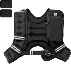 Gilet pesato 4 libbre/6 libbre/8 libbre/12 libbre/16/20 libbre/25 libbre/30 libbre gilet peso con striscia riflettente - Foto 1 di 7
