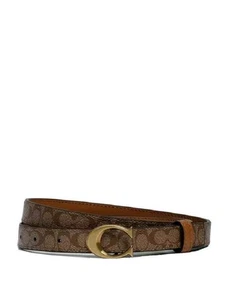 Coach Signature Belt (Khaki, Large) - New Adjustable - Picture 1 of 1