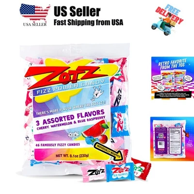 Fizzy Bulk Candy Assorted, 46 Units- Hard Candy Individually Wrapped- Assorte... - Image 1 of 4