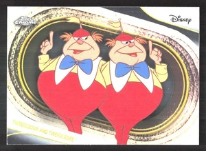 2025 Topps Chrome Disney Tweedledum and Tweedledee #179 Alice in Wonderland - Picture 1 of 2