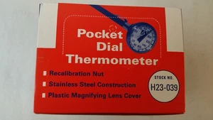 New Johnstone H23-039 Pocket Dial Thermometer -40 - 160 Degrees - Picture 1 of 4