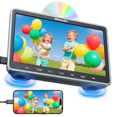 10.1" Tragbarer DVD Player Kopfstütze Auto Monitor Rücksitz USB AV IN/OUT HDMI - Bild 1 von 4
