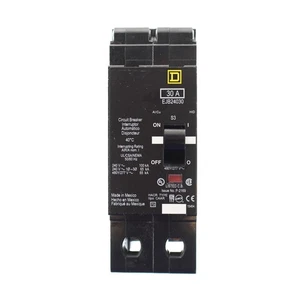 SQUARE D EJB24030 CIRCUIT BREAKER, 480/277-VOLT, 2-POLE, 30-AMP, 65KAIC, EJB - Picture 1 of 2
