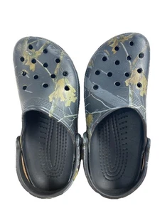 Crocs Classic Realtree Camo Clog Sandal Shoe Slip On M 8 W 10 - Picture 1 of 9