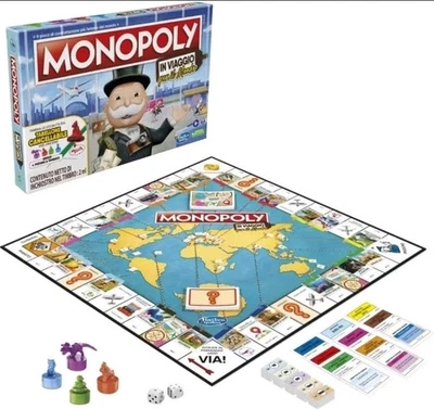 HASBRO F4007103 MONOPOLY IN VIAGGIO PER IL MONDO - Immagine 1 di 2