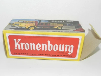 dinky 588 boite berliet brasseur KRONENBOURG BOITE perso - Photo 1/4